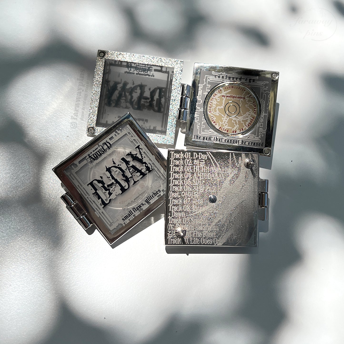 D-DAY (Agust D/Suga/Yoongi) - Hinged Album & CD Spinner Pin (Individuals)