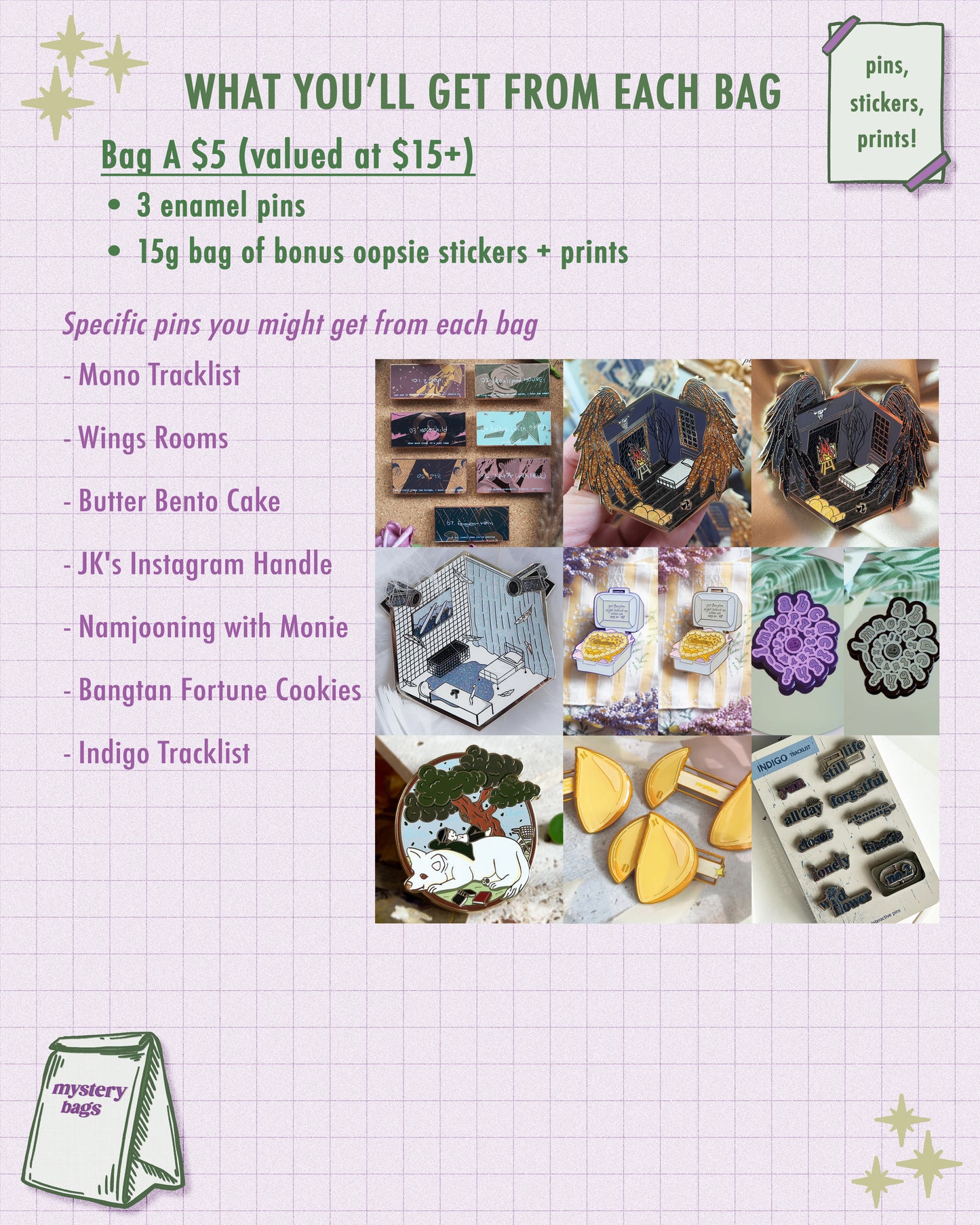Mystery Bags (4 Options Between $5 - $20)