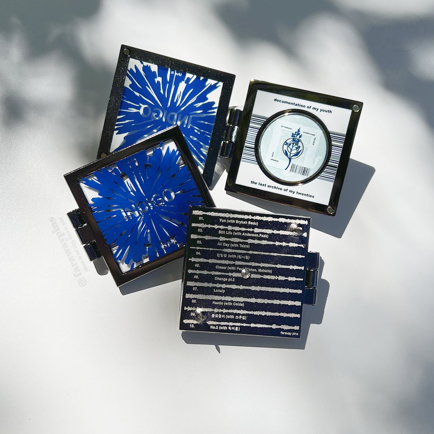 Indigo (RM/Namjoon) - Hinged Album & CD Spinner Pin (Individuals)