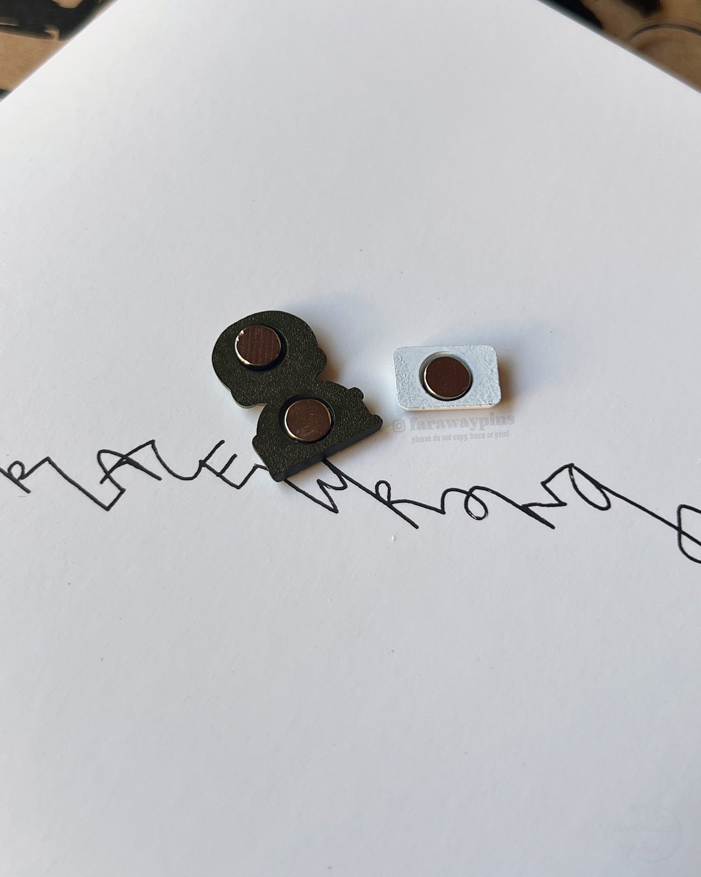 RM - LOST! Magnetic Multi-Set Pins (Wrong Person Magnetic Attachments Only)