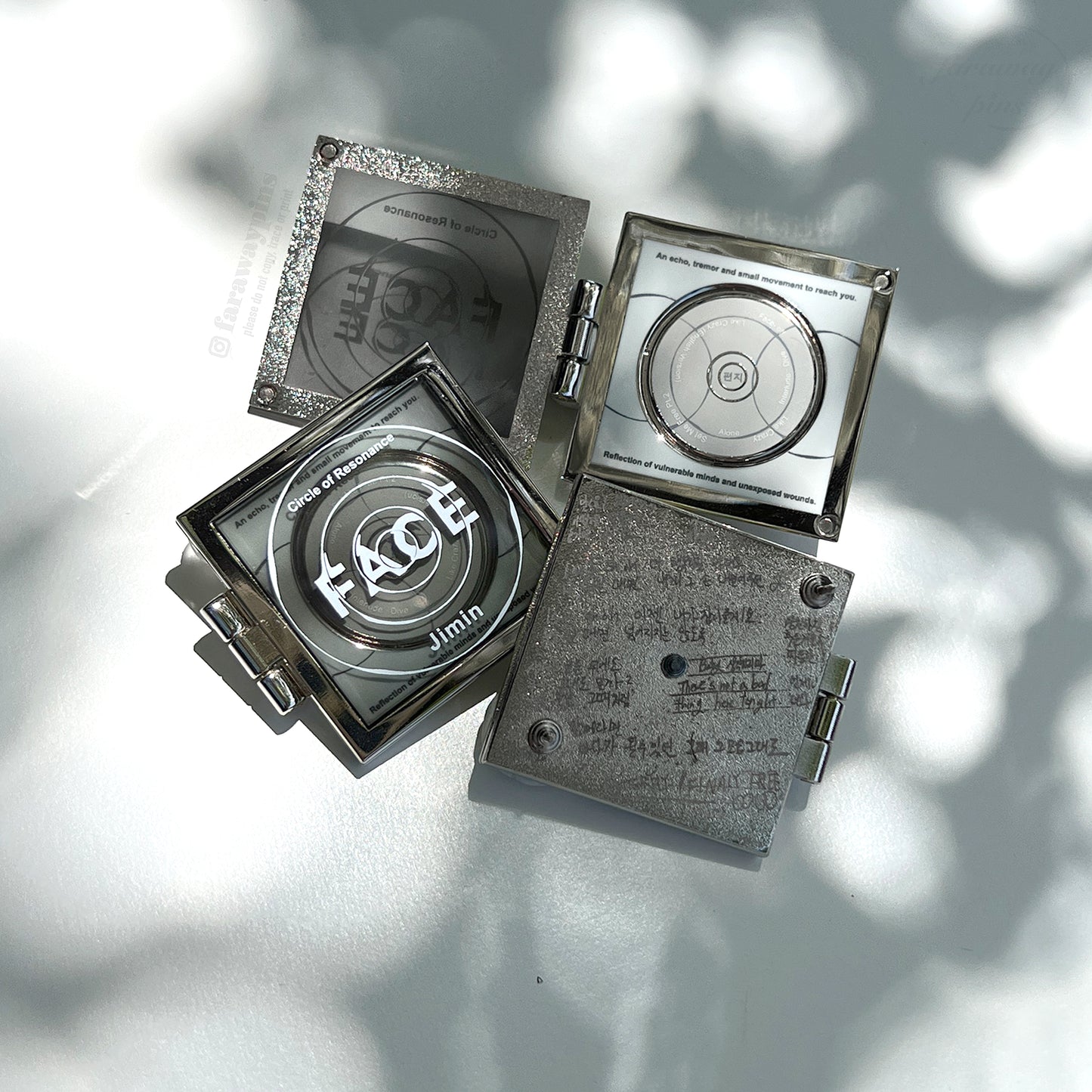 FACE (Jimin) - Hinged Album & CD Spinner Pin (Individuals)