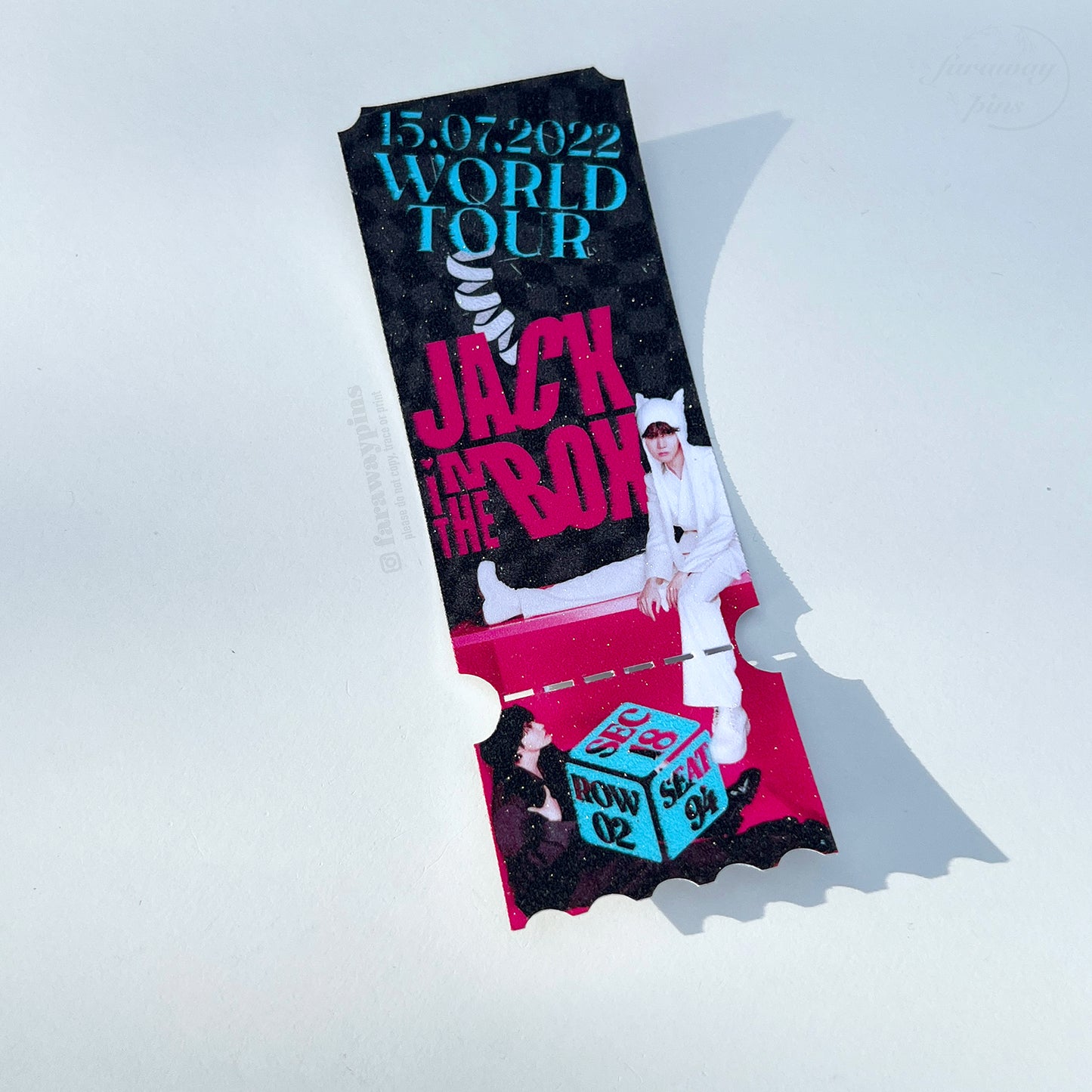 Solo Concert/World Tour Ticket Prints (with tear-off stubs)