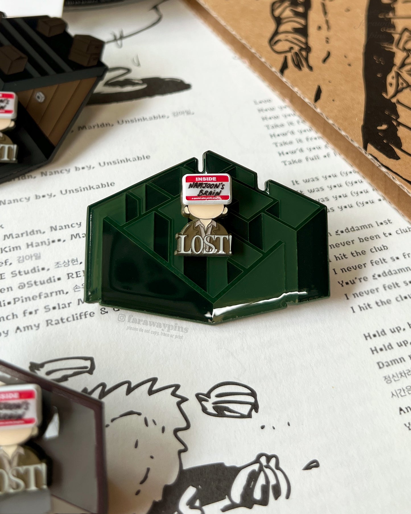 RM - LOST! Magnetic Multi-Set Pins (INDIVIDUAL PIECES)