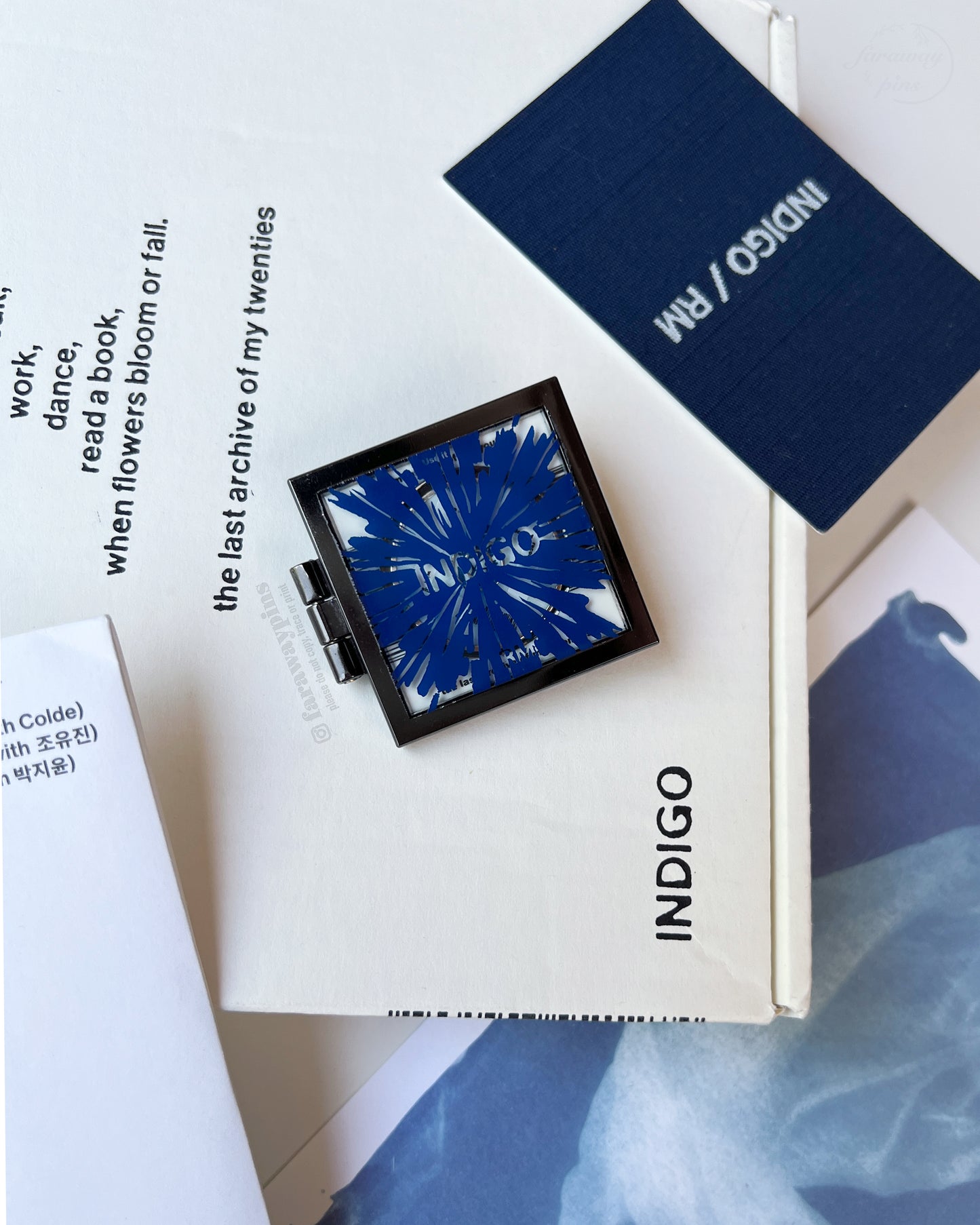 Indigo (RM/Namjoon) - Hinged Album & CD Spinner Pin (Individuals)