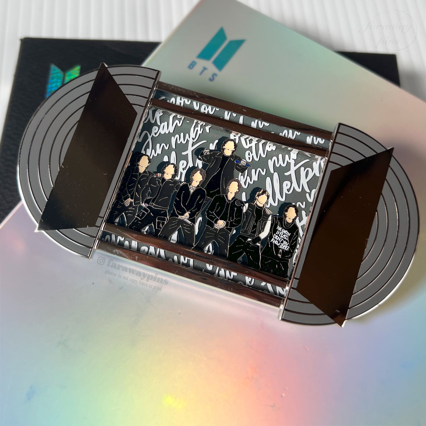 Run BTS 달려라 방탄 Sliding/Slider Pin