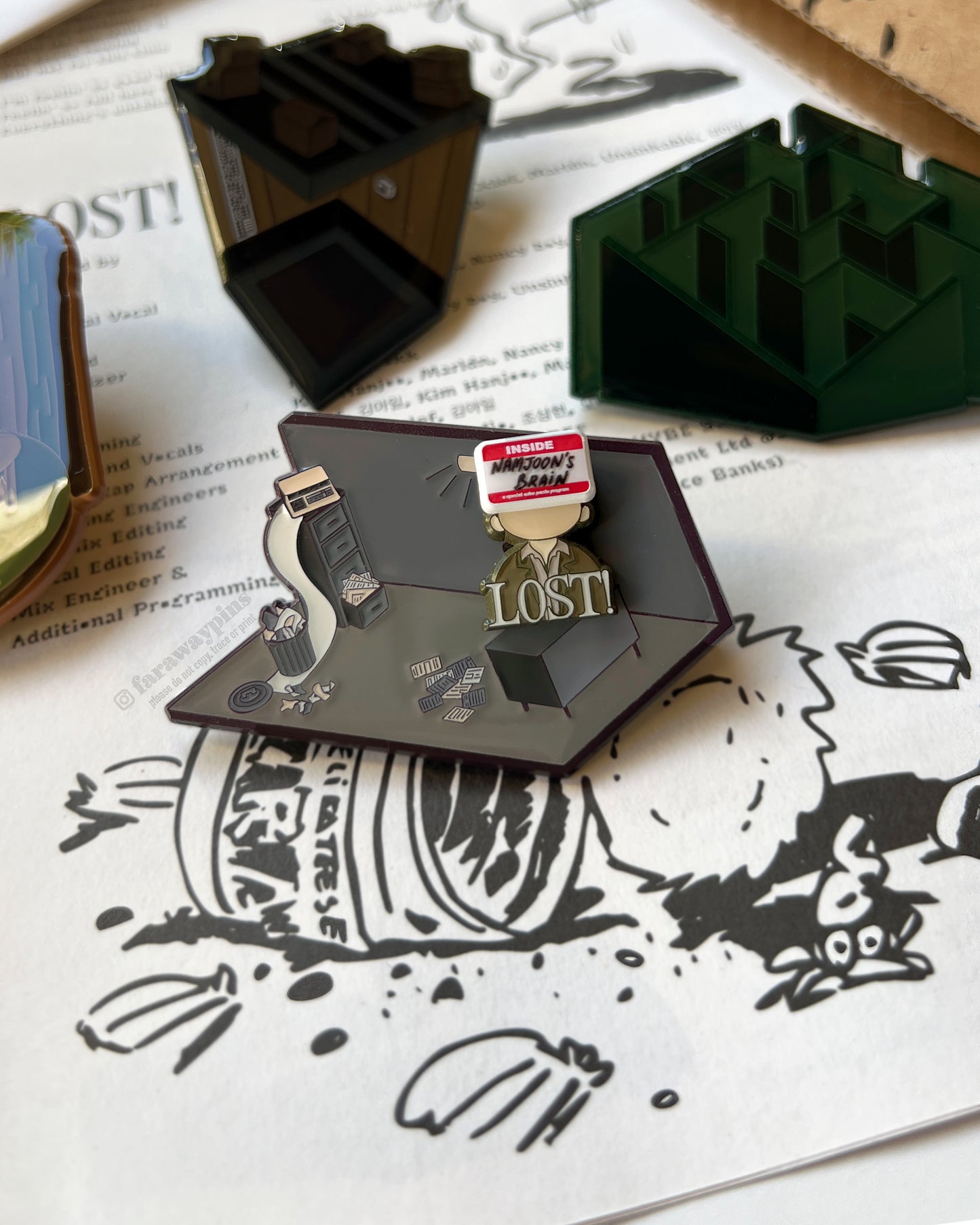 RM - LOST! Magnetic Multi-Set Pins (INDIVIDUAL PIECES)