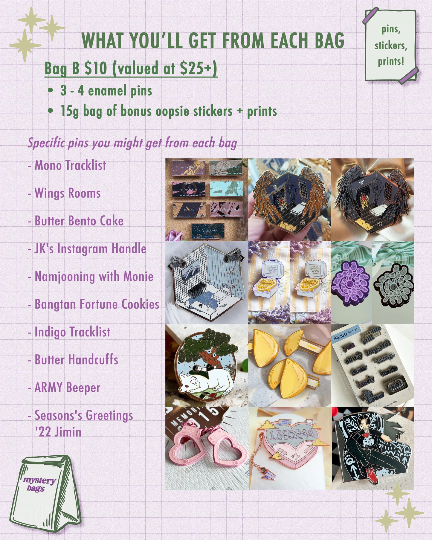 Mystery Bags (4 Options Between $5 - $20)