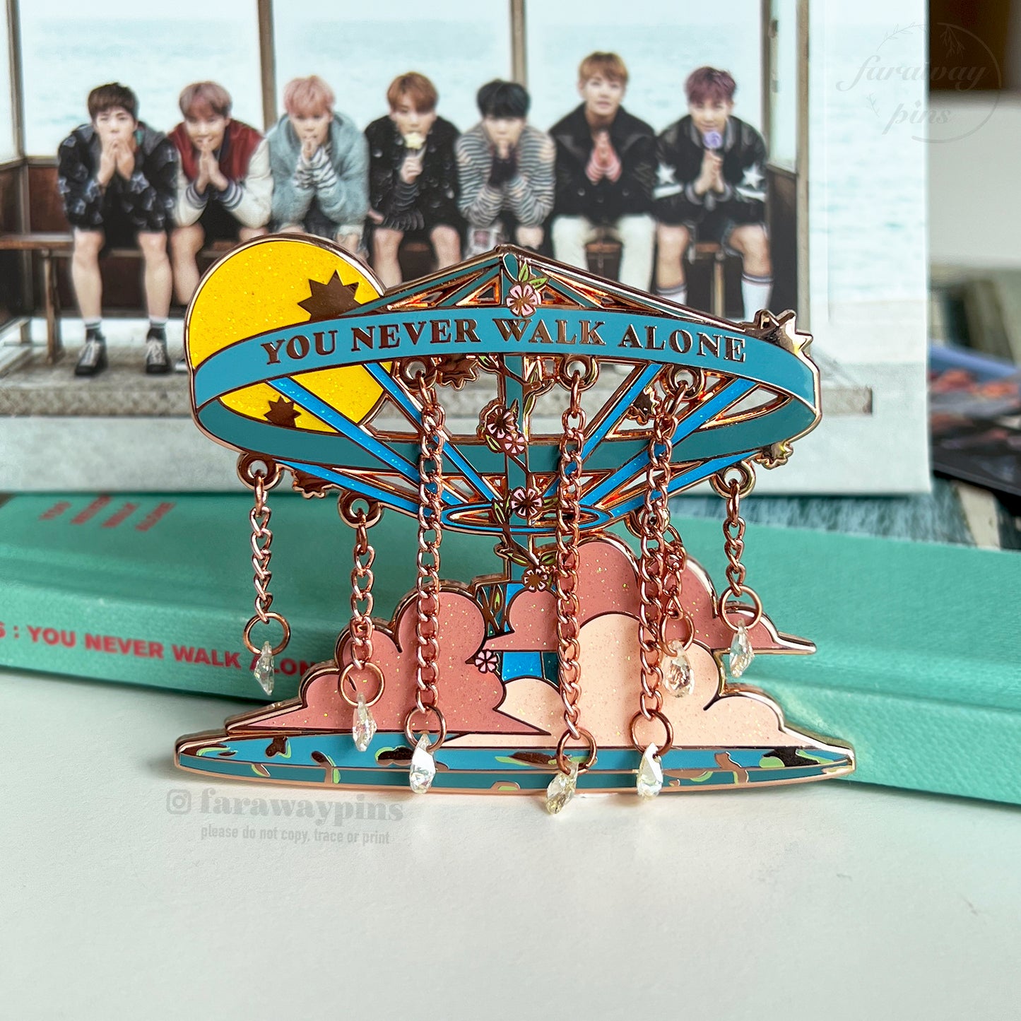 Spring Day 'You Never Walk Alone' (YNWA) Carousel Pin