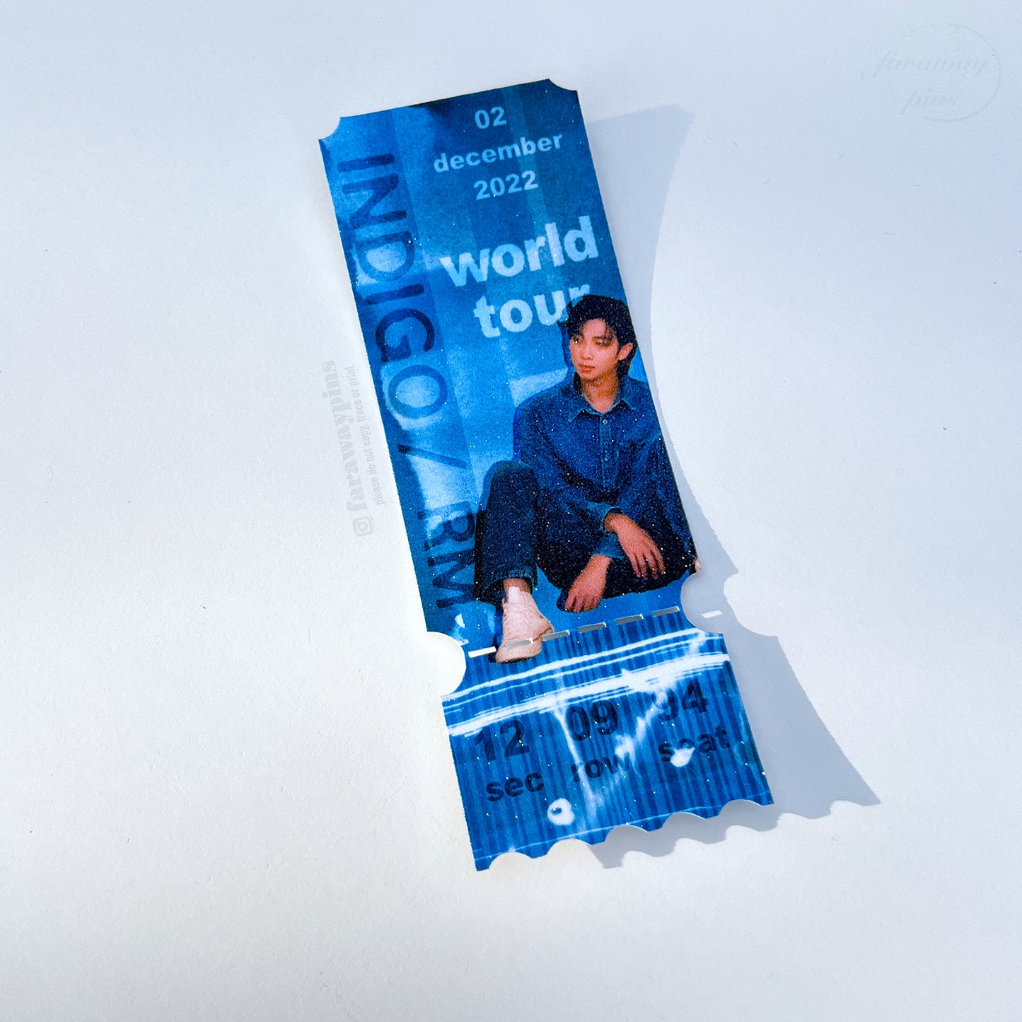 Solo Concert/World Tour Ticket Prints (with tear-off stubs)