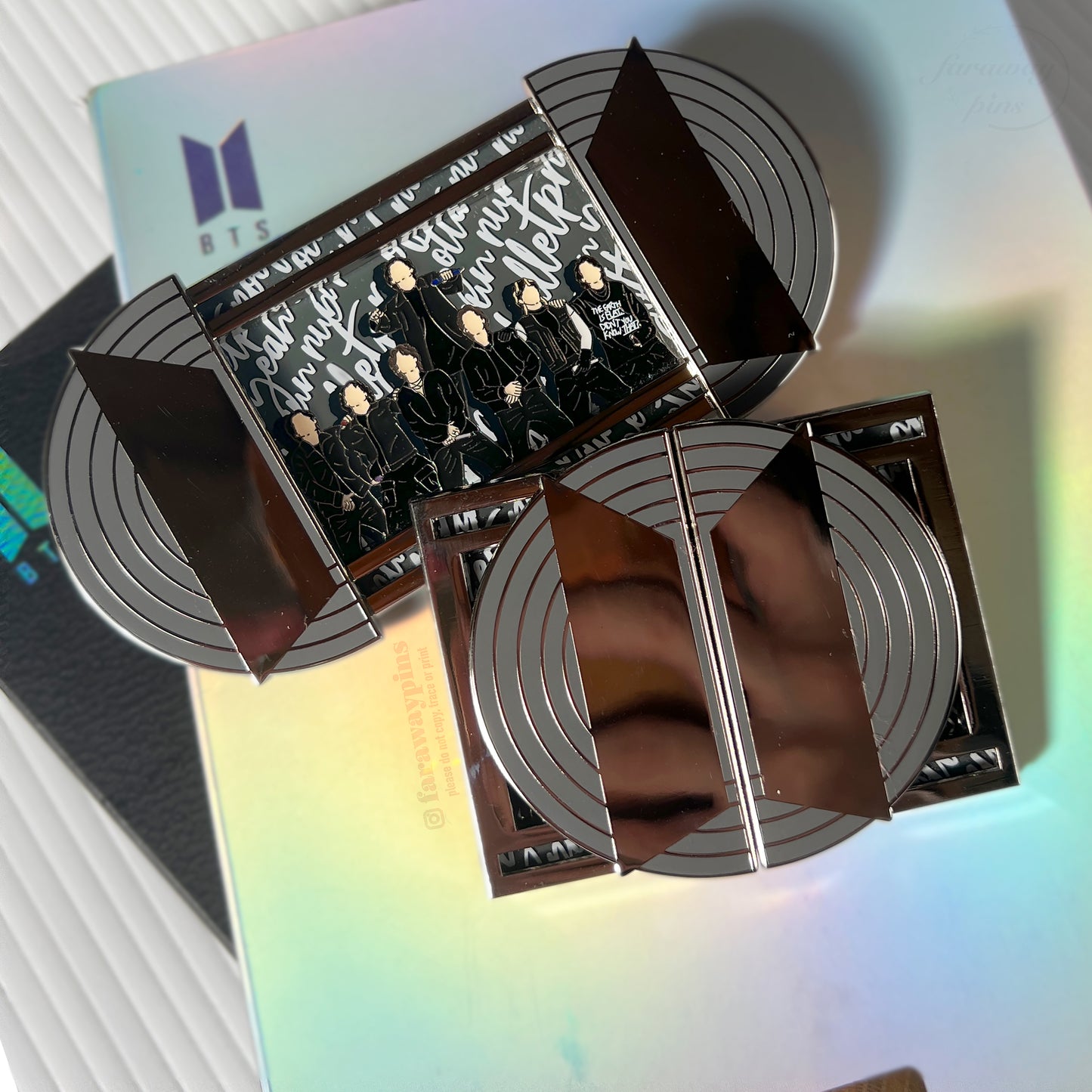 Run BTS 달려라 방탄 Sliding/Slider Pin