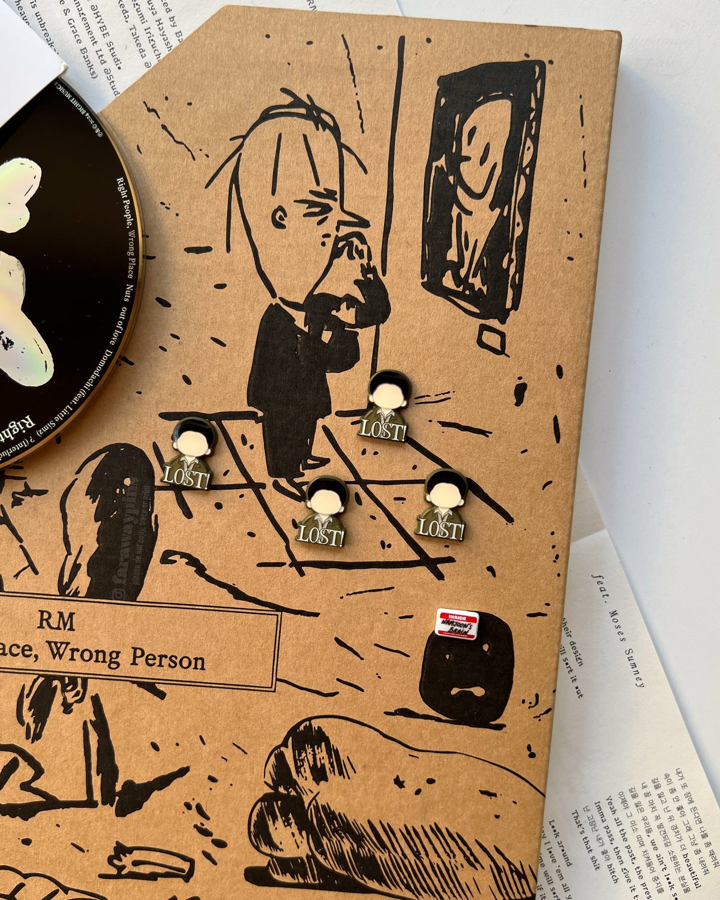 RM - LOST! Magnetic Multi-Set Pins (Wrong Person Magnetic Attachments Only)