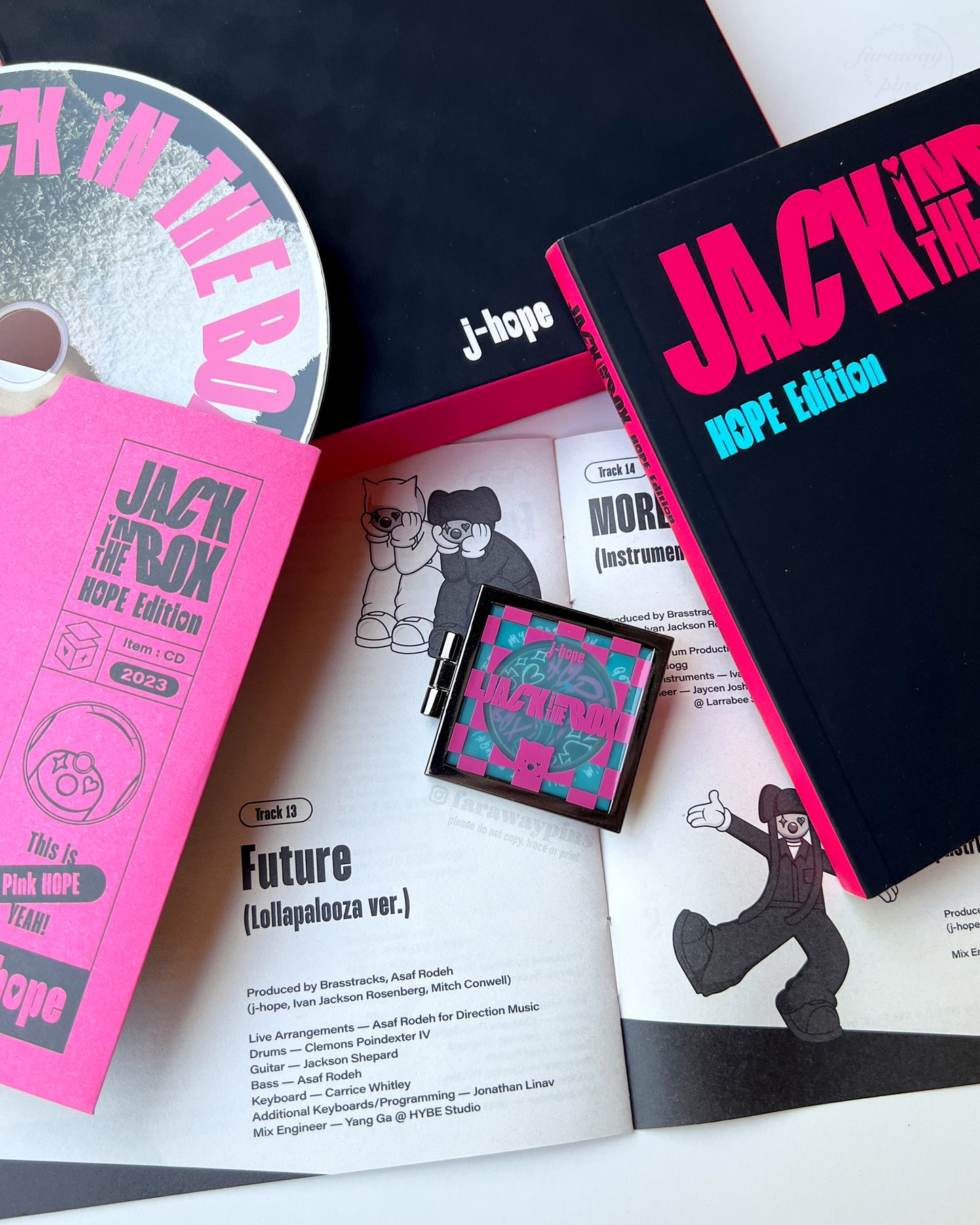 Jack In The Box (J-Hope/Hoseok) - Hinged Album & CD Spinner Pin (Individuals)