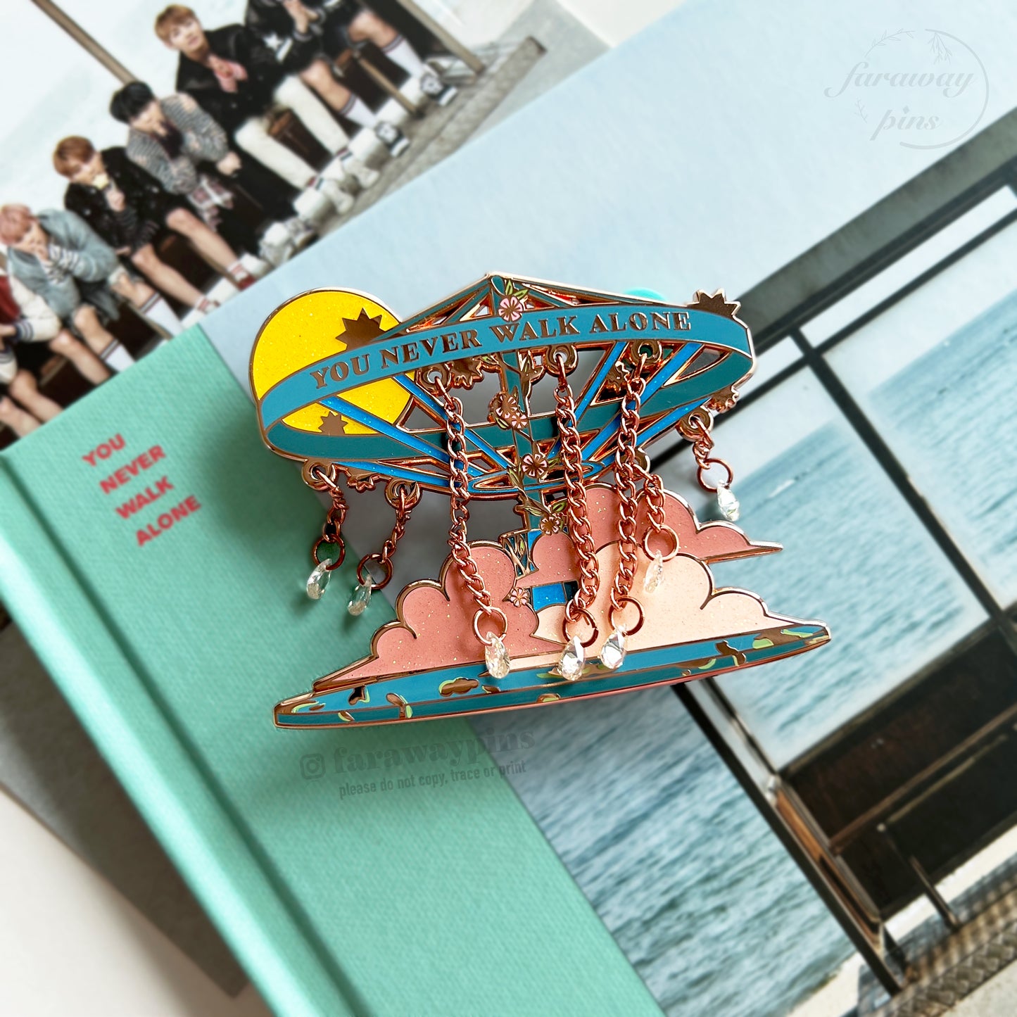 Spring Day 'You Never Walk Alone' (YNWA) Carousel Pin