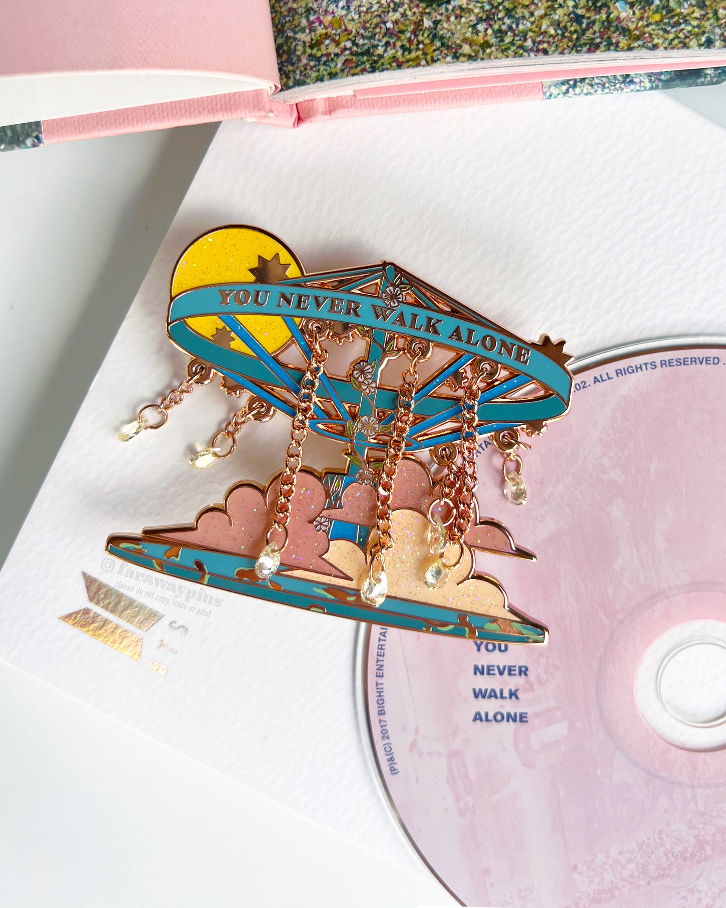 Spring Day 'You Never Walk Alone' (YNWA) Carousel Pin