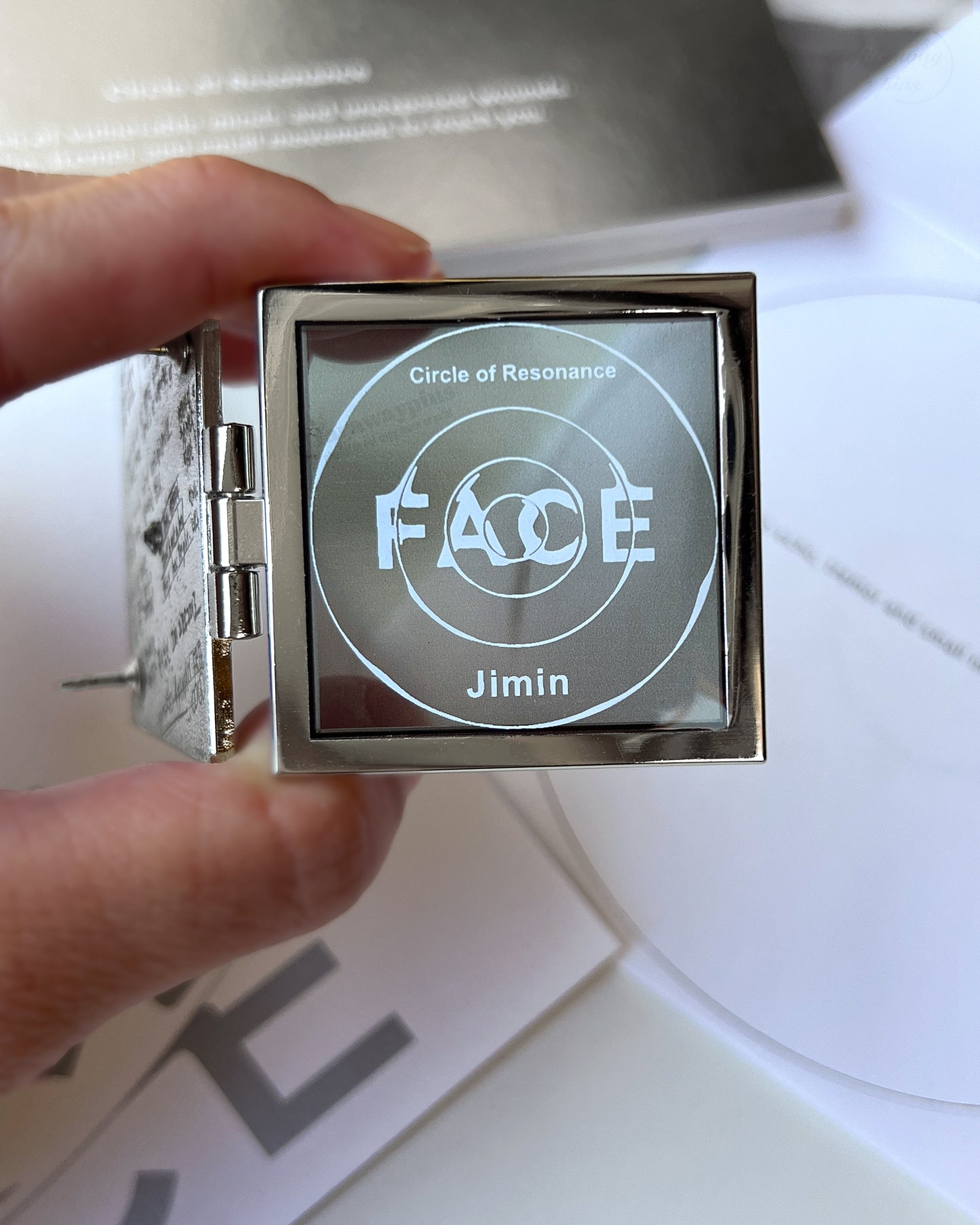 FACE (Jimin) - Hinged Album & CD Spinner Pin (Individuals)