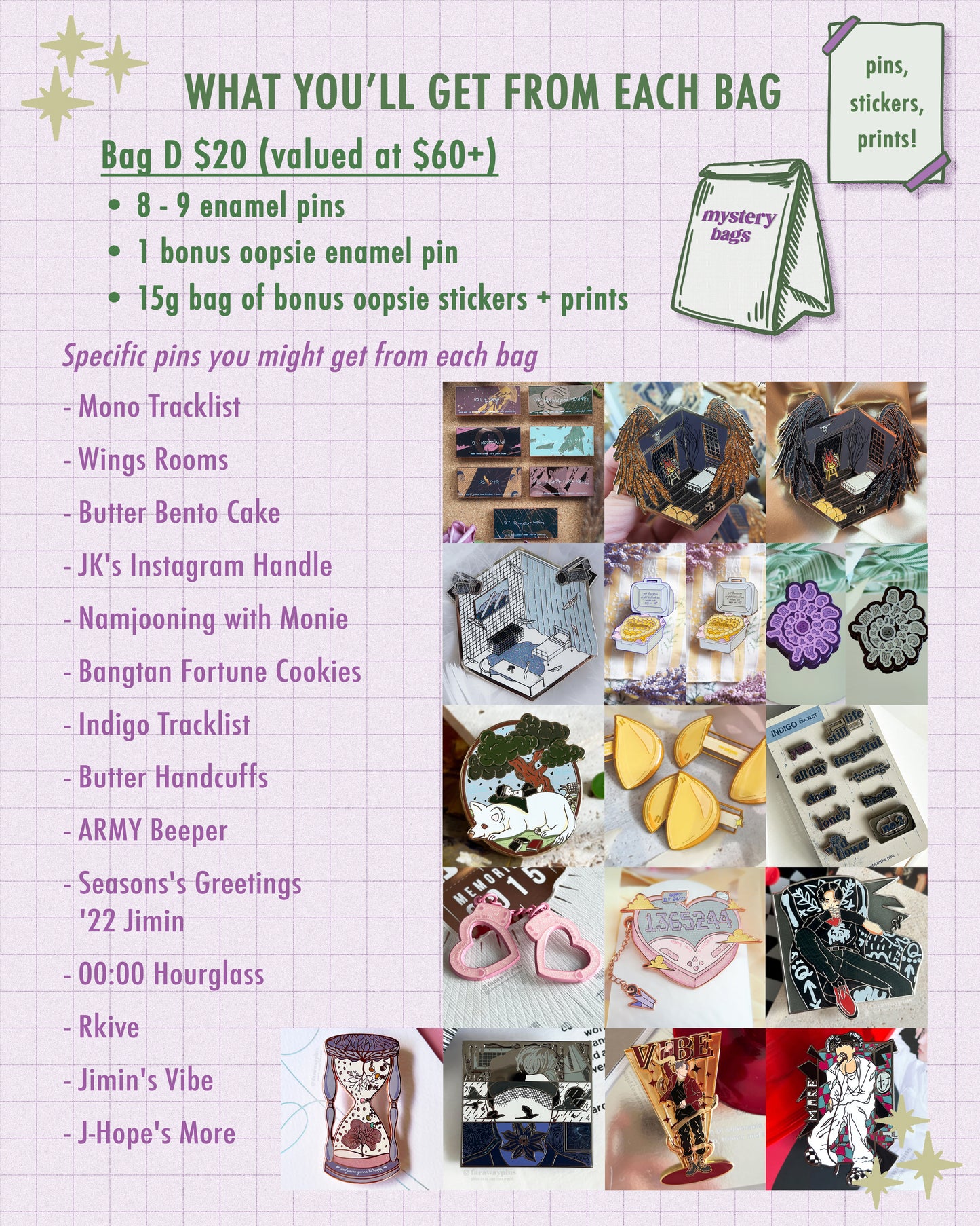 Mystery Bags (4 Options Between $5 - $20)