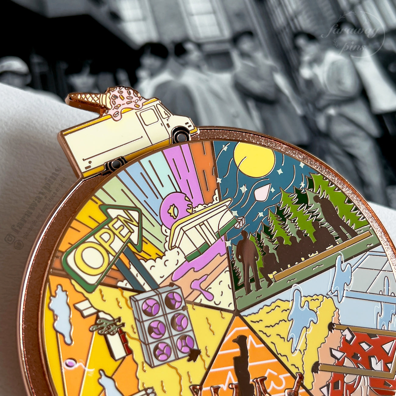 BE (+Dynamite, Butter, PTD, Film Out, Life Goes On) Era Spinning Pin (25% OFF)