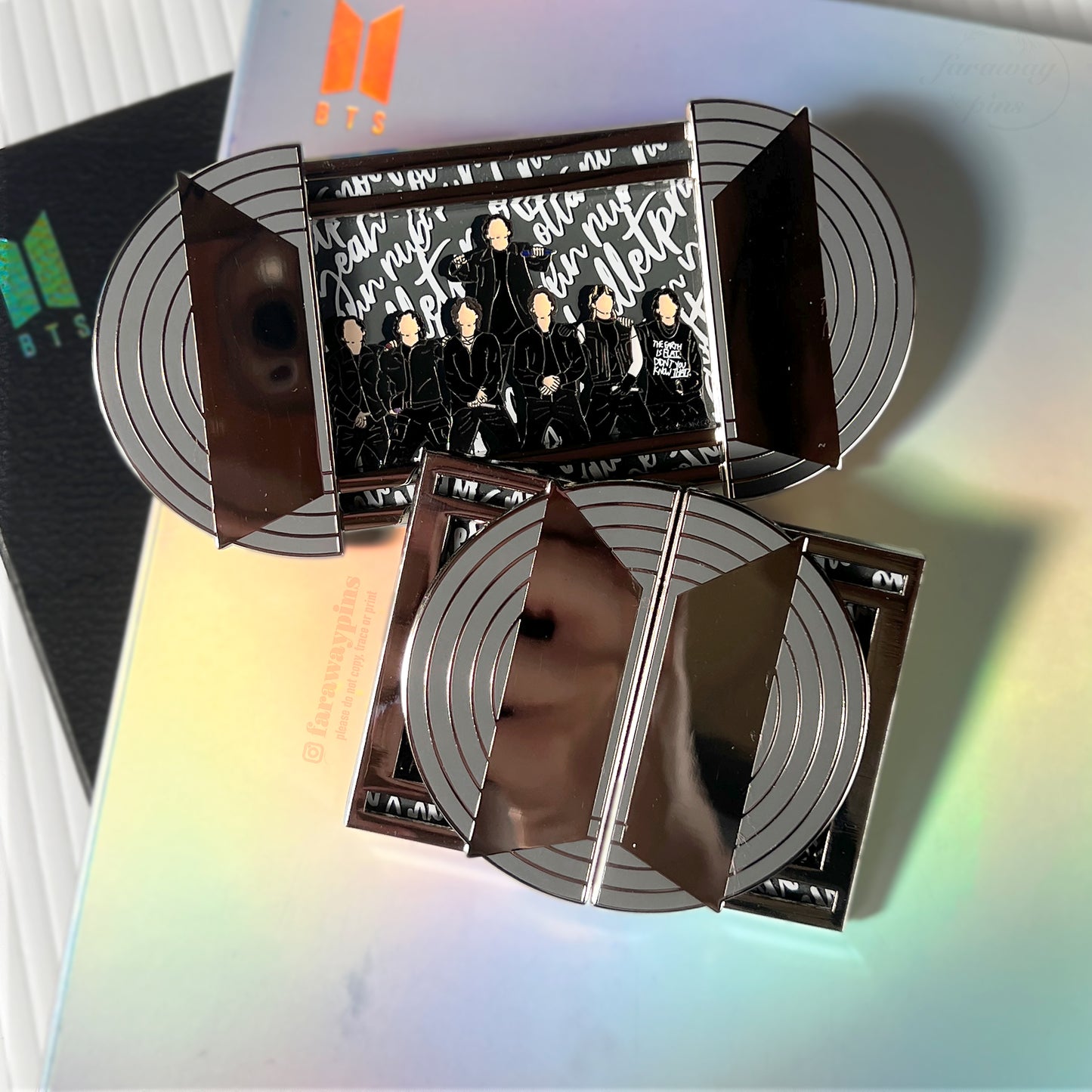 Run BTS 달려라 방탄 Sliding/Slider Pin