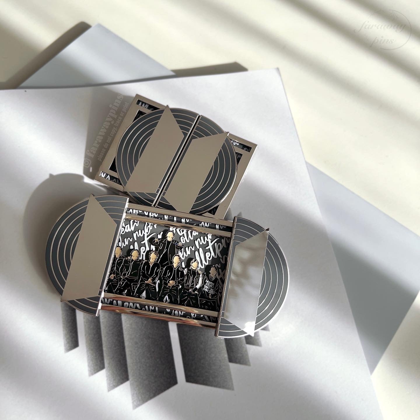 Run BTS 달려라 방탄 Sliding/Slider Pin