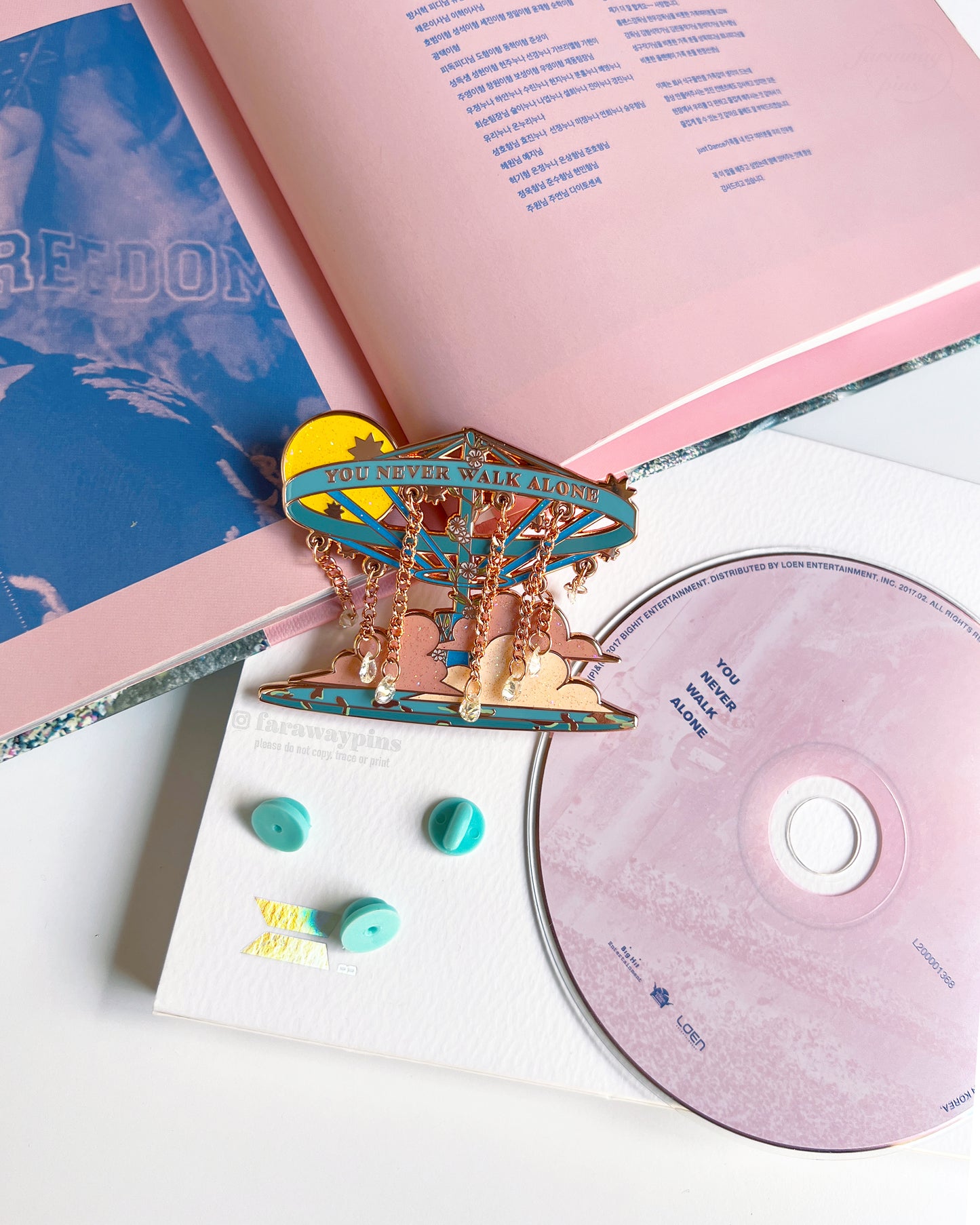 Spring Day 'You Never Walk Alone' (YNWA) Carousel Pin