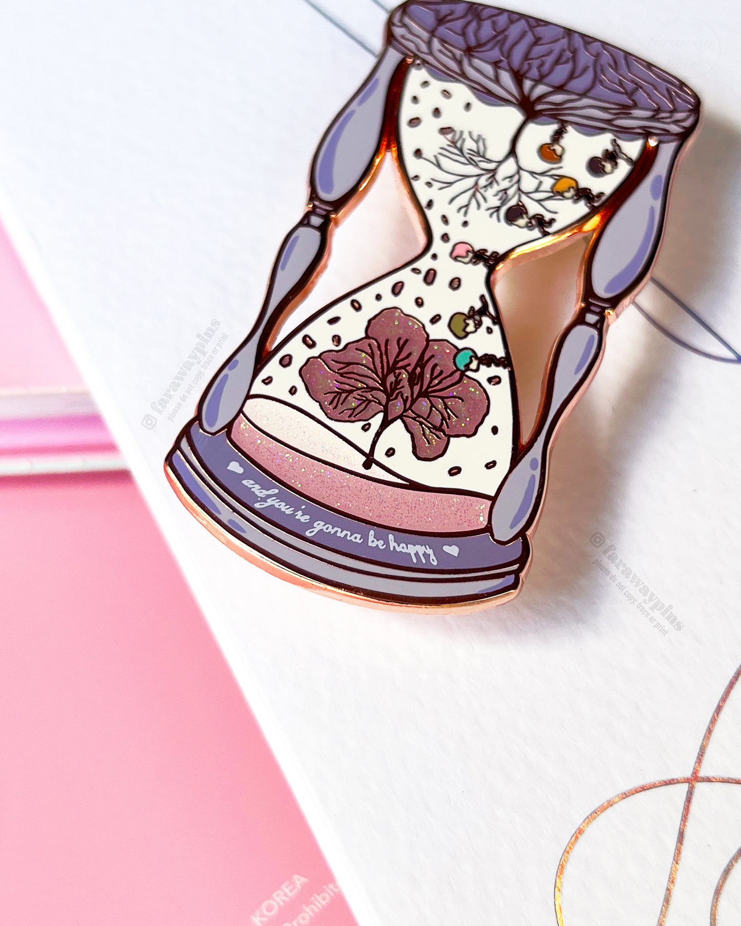00:00 (Zero O'Clock) Hourglass Pin