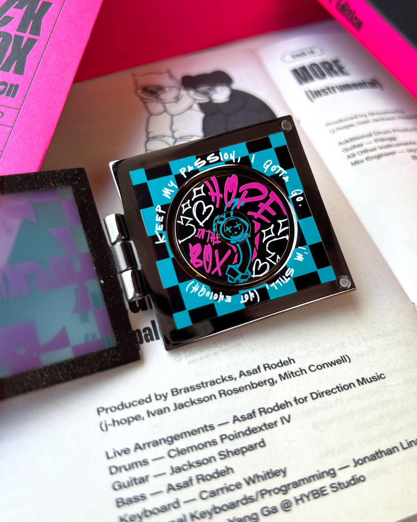 Jack In The Box (J-Hope/Hoseok) - Hinged Album & CD Spinner Pin (Individuals)