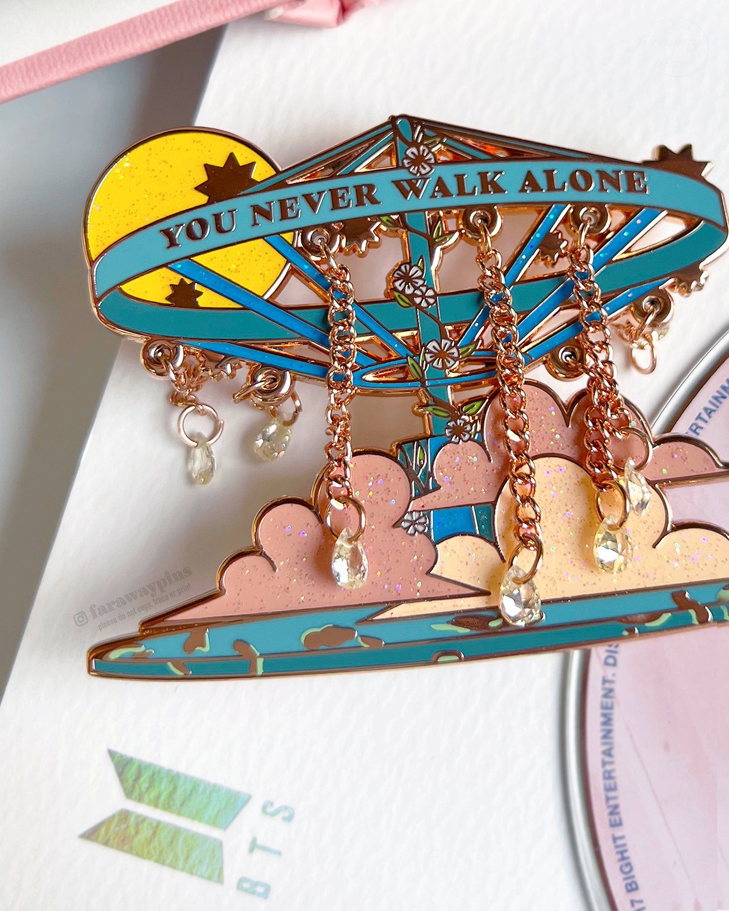 Spring Day 'You Never Walk Alone' (YNWA) Carousel Pin