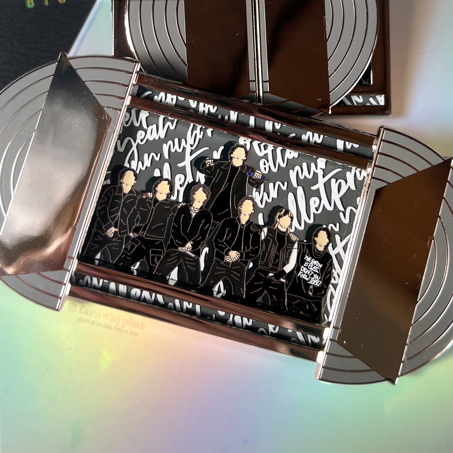 Run BTS 달려라 방탄 Sliding/Slider Pin