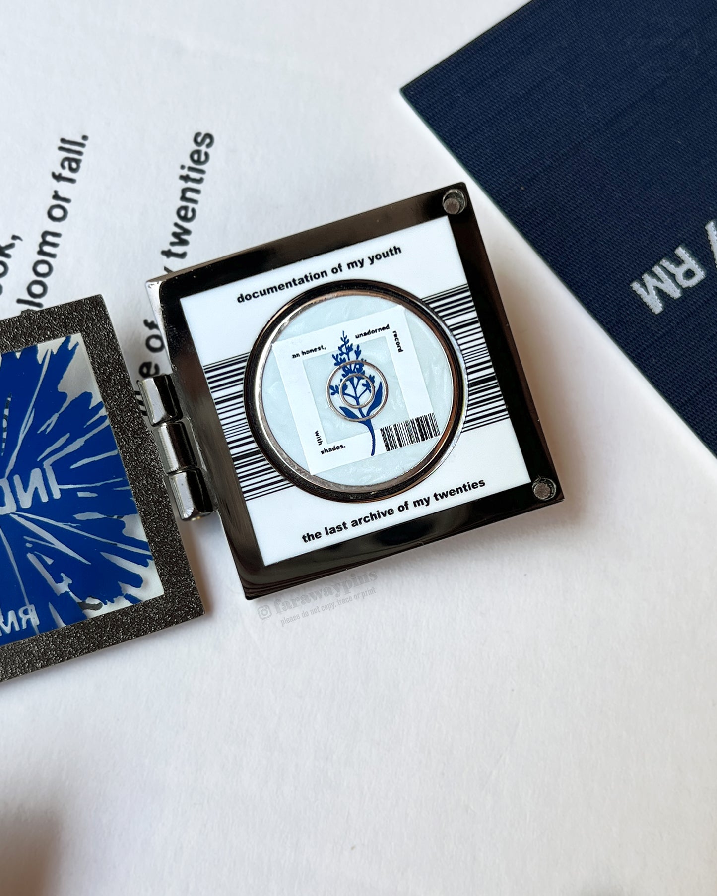 Indigo (RM/Namjoon) - Hinged Album & CD Spinner Pin (Individuals)