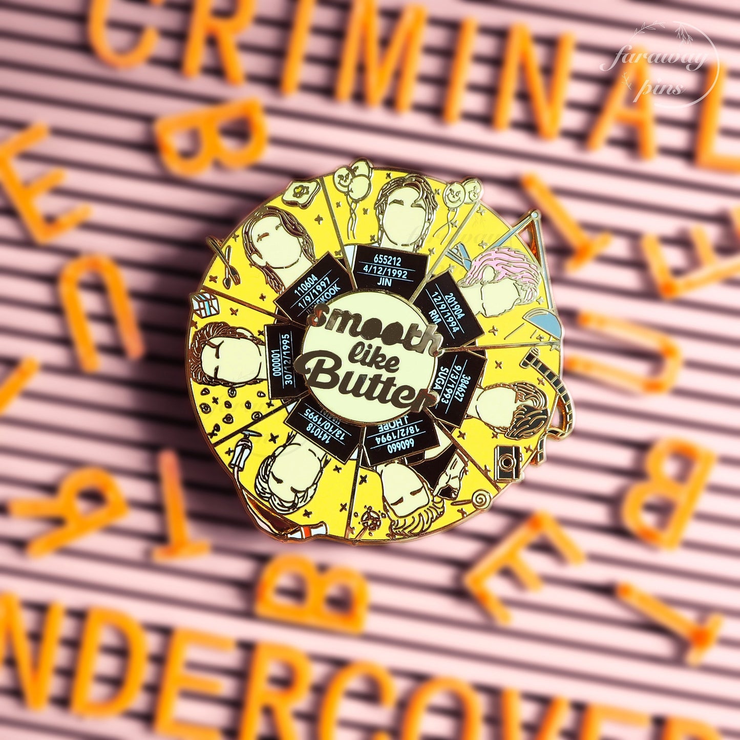 Smooth Like Butter Spinner Pin (30% OFF)