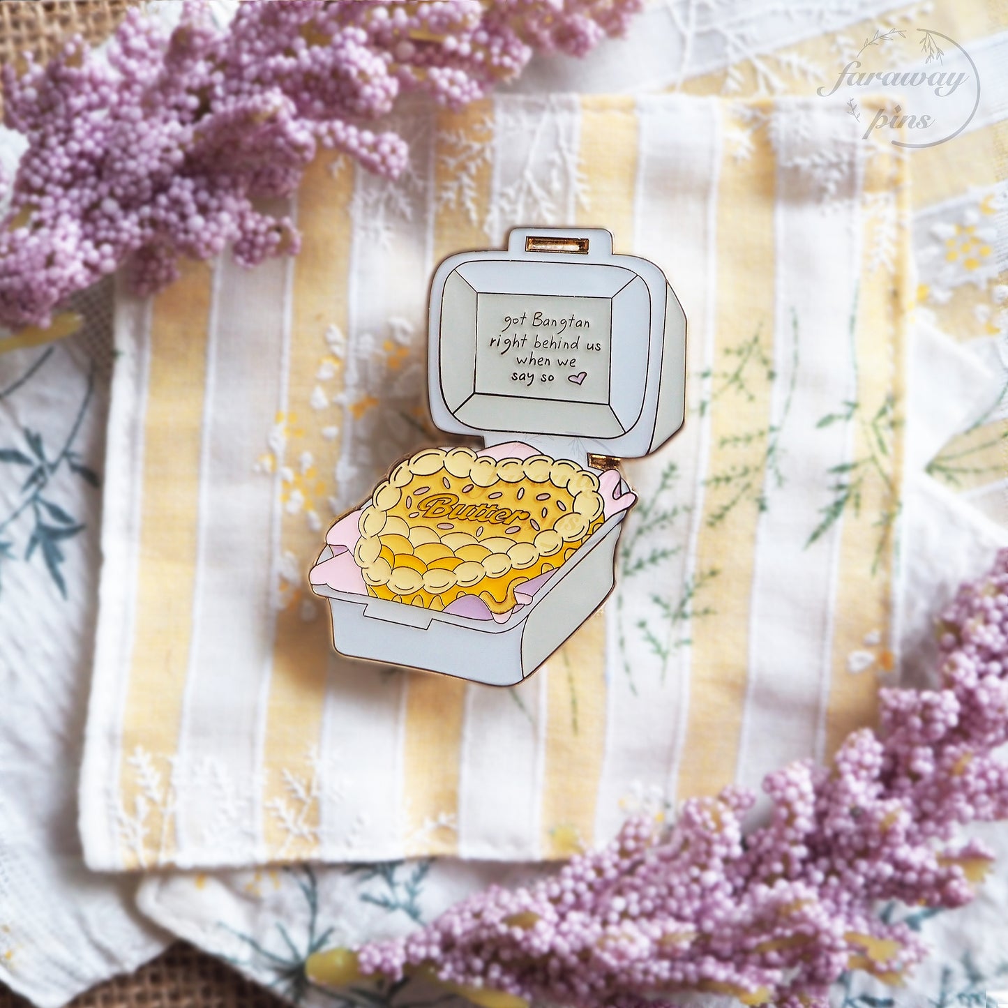Butter Bento Cake Pins (2 Variants) (50-65% OFF)