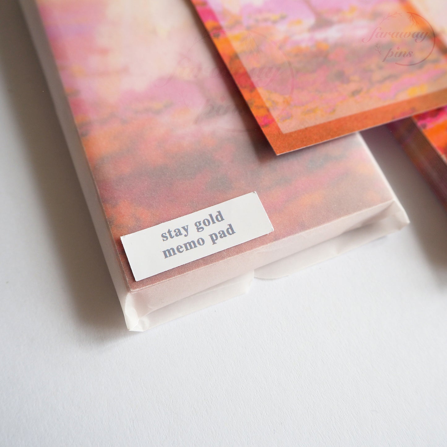 Stay Gold Memo Pad