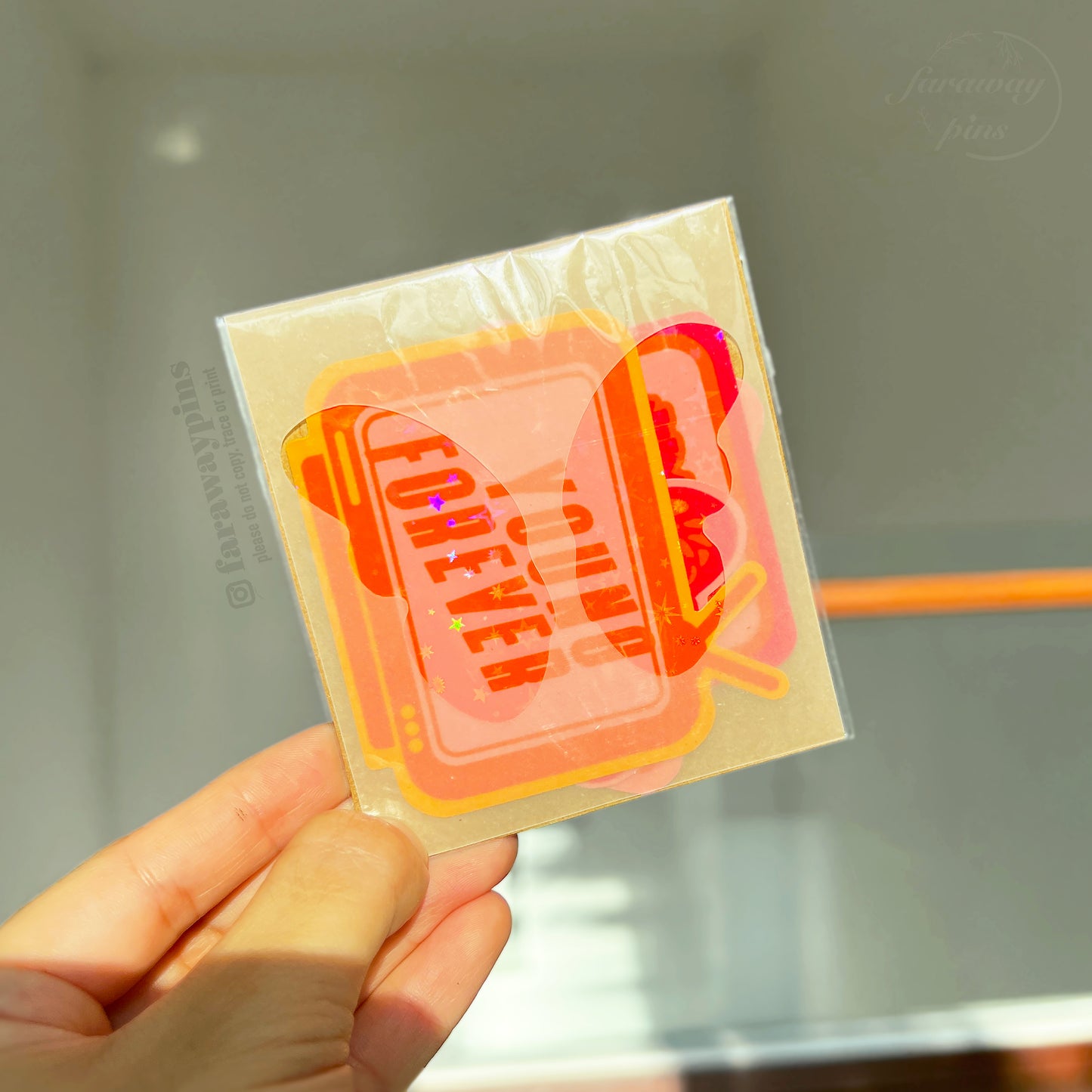 HYYH; The Most Beautiful Moment in Life (花様年華) (화양연화) Holographic Stickers (5-Pack)