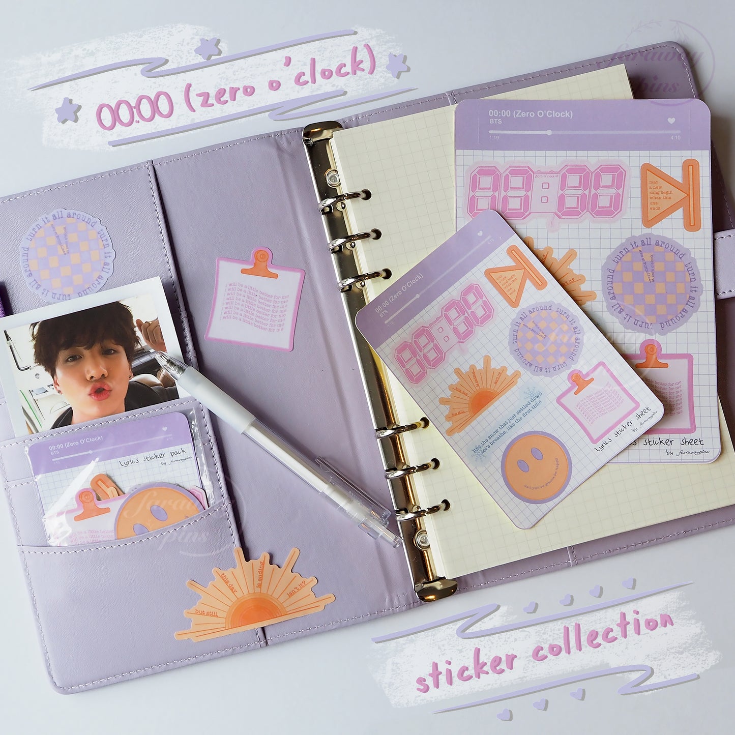00:00 (Zero O'Clock) Sticker Collection