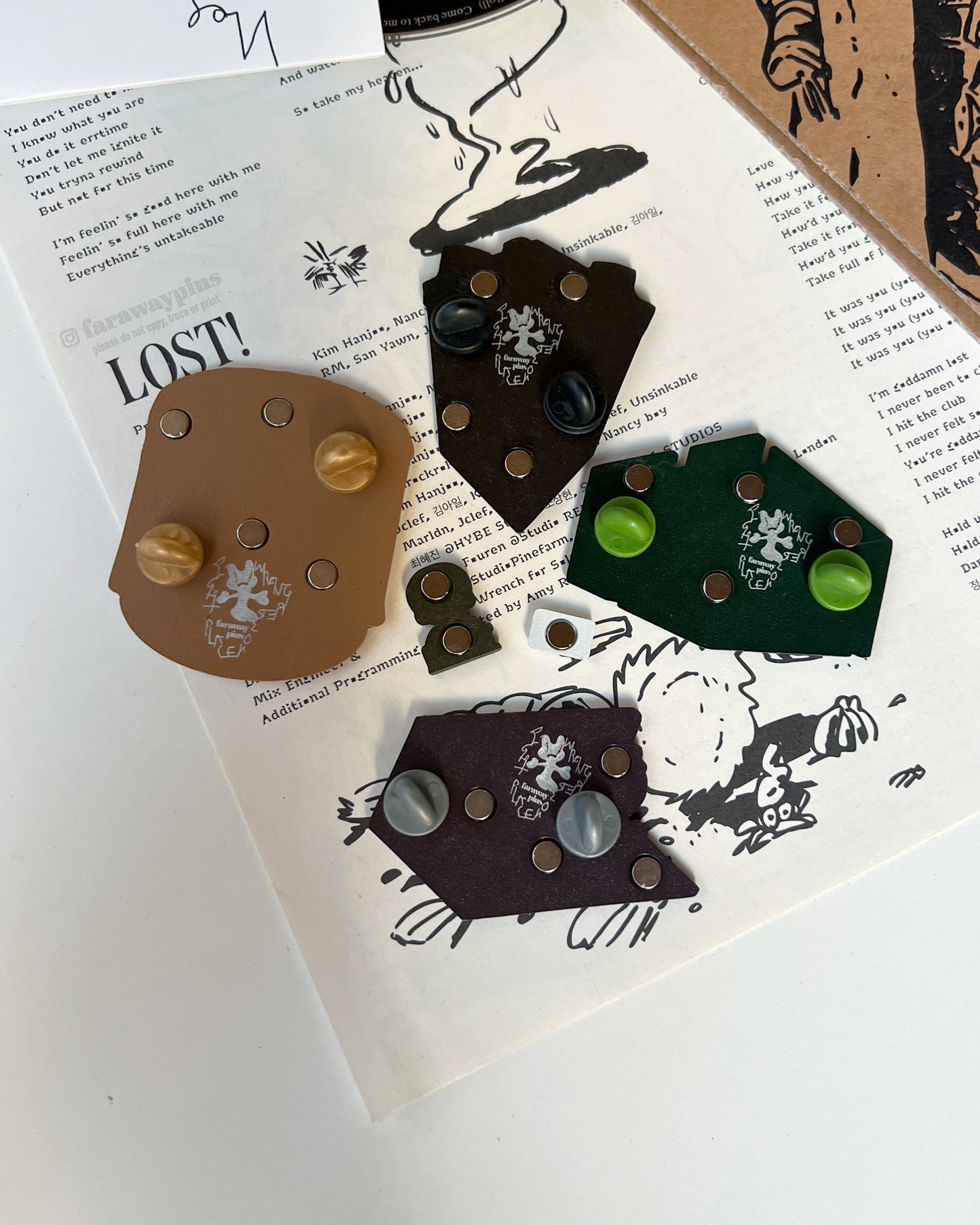 RM - LOST! Magnetic Multi-Set Pins (FULL SETS)