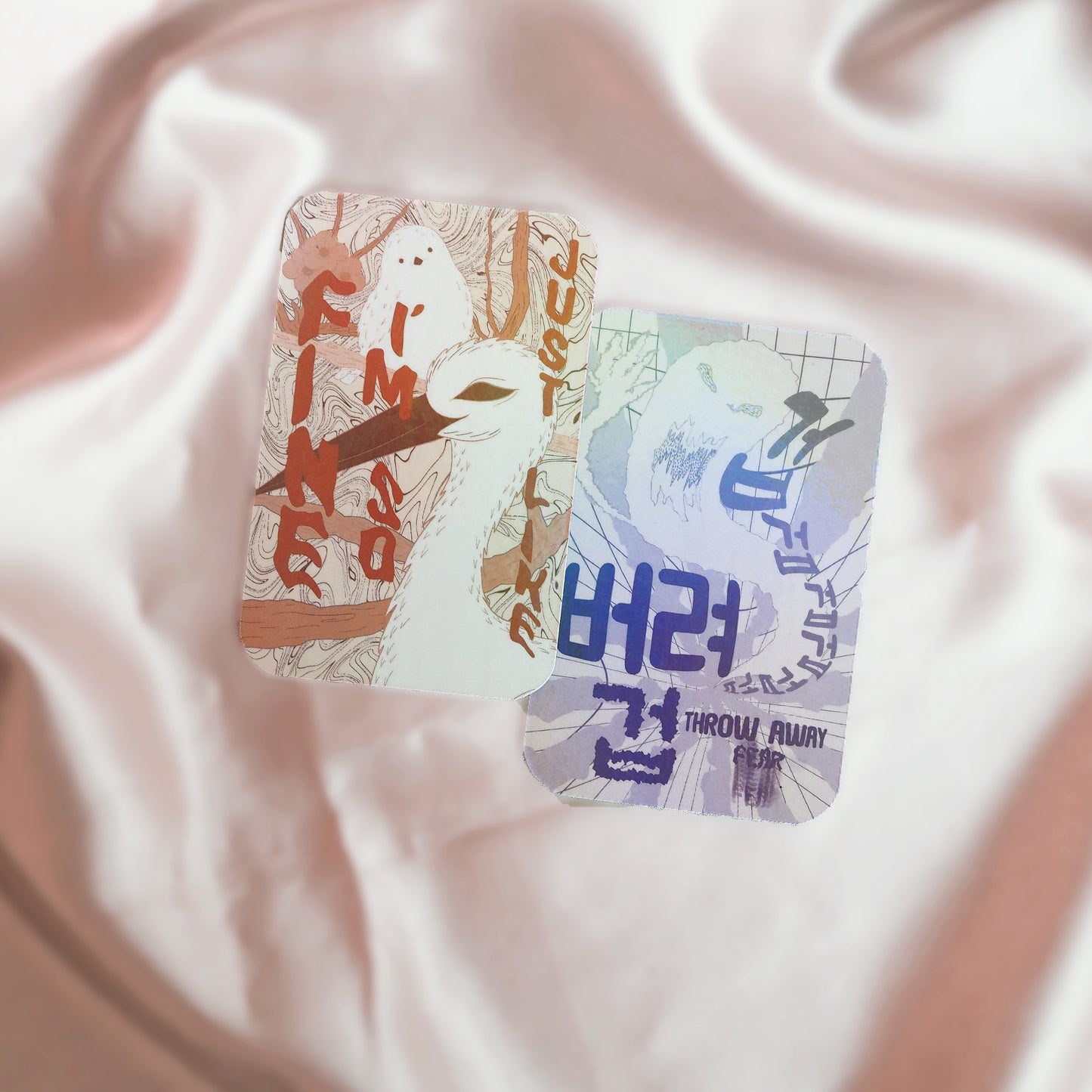 Dis-ease Inspired Holographic Affirmation Cards