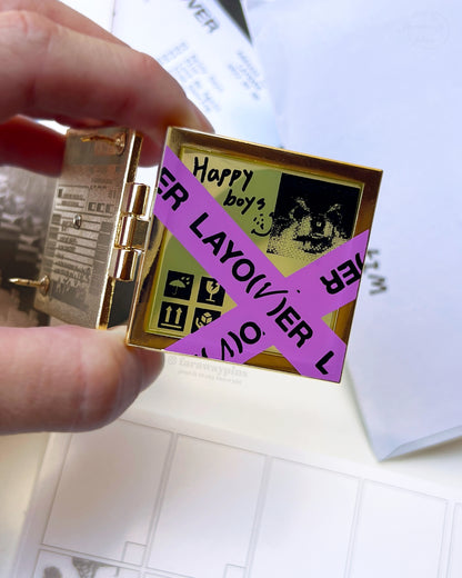 Layover (V/Taehyung) - Hinged Album & CD Spinner Pin (Individuals)