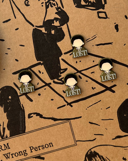 RM - LOST! Magnetic Multi-Set Pins (Wrong Person Magnetic Attachments Only)