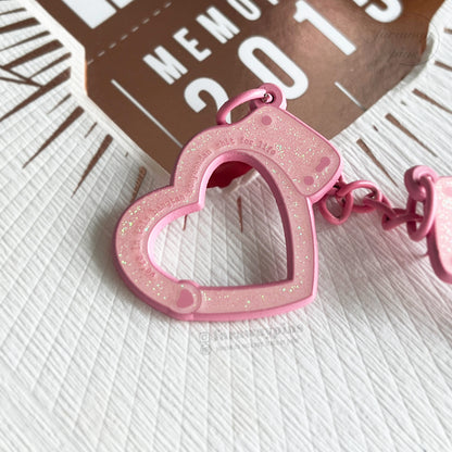 Butter "In This For Life"/Apobangpo Pink Handcuffs Pins (15% OFF)