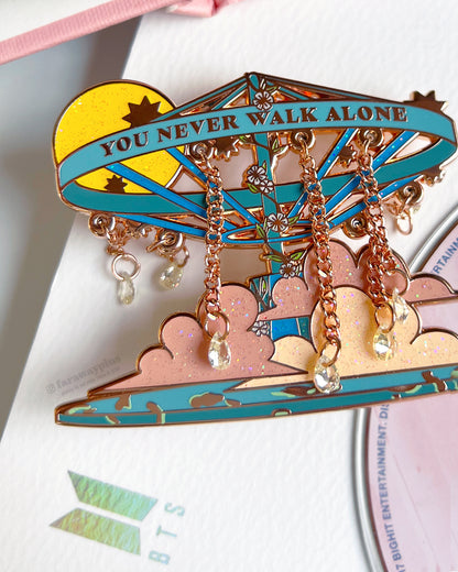 Spring Day 'You Never Walk Alone' (YNWA) Carousel Pin