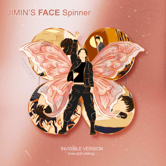 Jimin's FACE Spinner (Rose Gold / Black Plating) [PRE-ORDER]