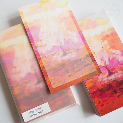 Stay Gold Memo Pad