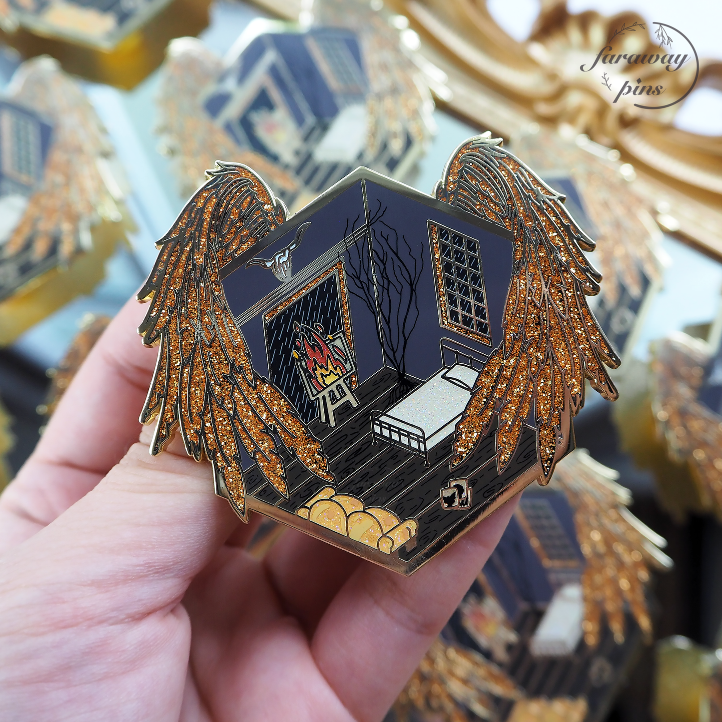 Wings Room #1 Begin Pin (Jungkook) [Gold Winged Version] (65% OFF)
