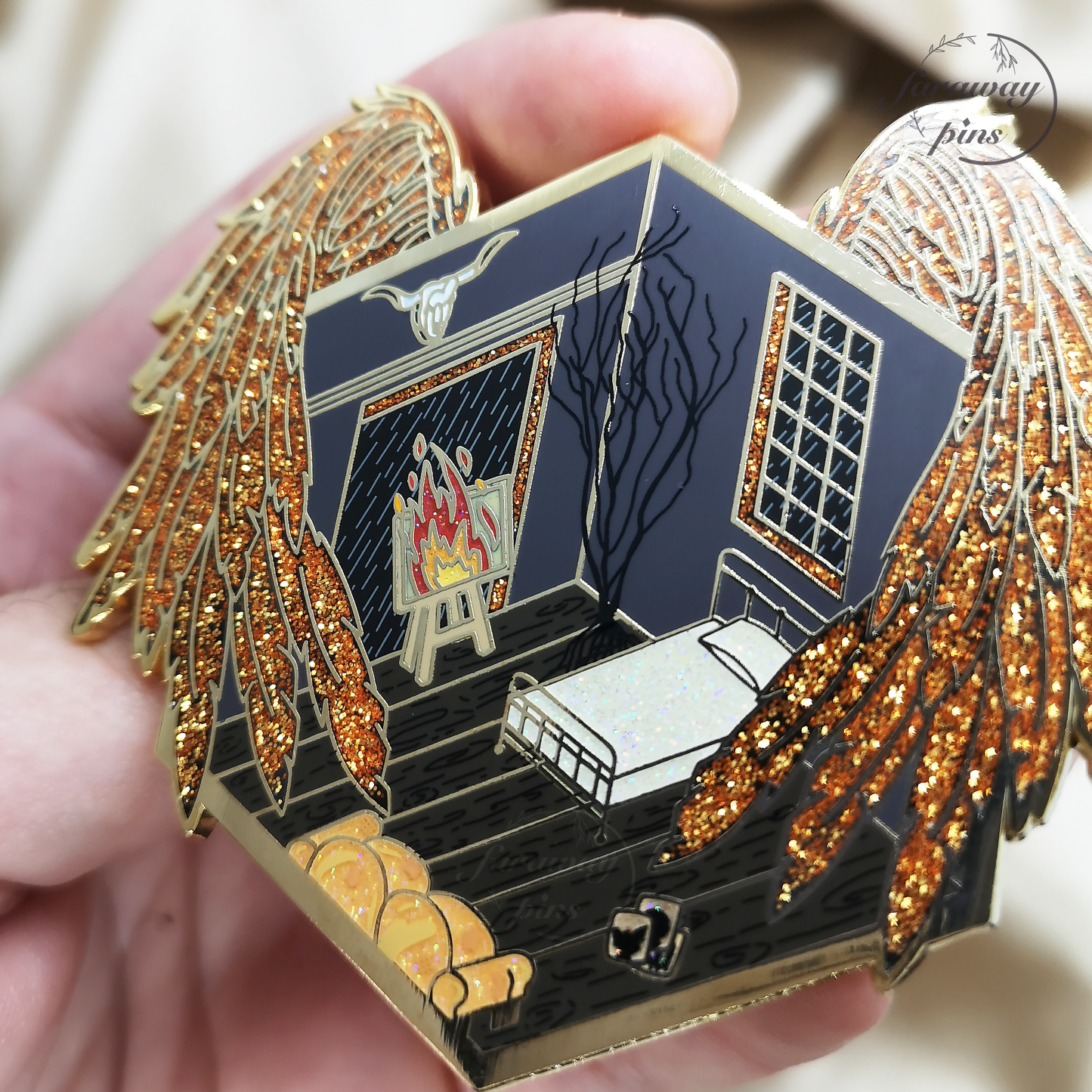 Wings Room #1 Begin Pin (Jungkook) [Gold Winged Version] (65% OFF)