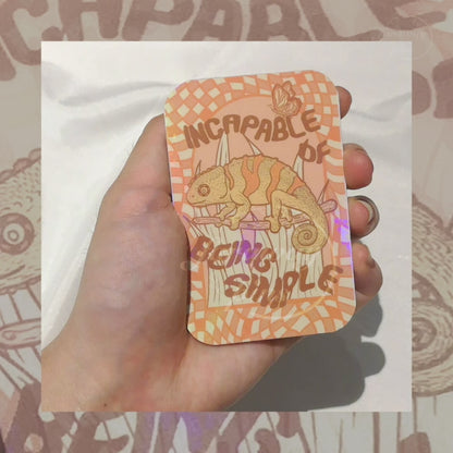 Dis-ease Inspired Holographic Affirmation Cards