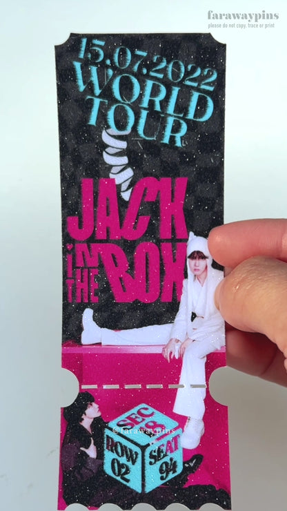 Solo Concert/World Tour Ticket Prints (with tear-off stubs)