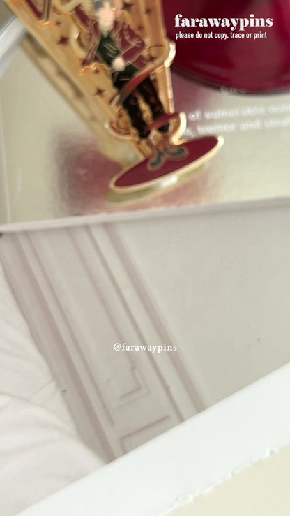Jimin's Vibe Pin (Stained Glass Effect)